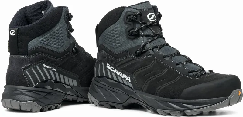 Scarpa Mens Rush Trk GTX Boots - Dark Anthracite-Black-4